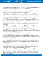 Bài tập Hidroxit lưỡng tính có đáp án