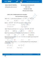 Đề thi chọn HSG môn Toán 9 năm 2017 Phòng GD&ĐT Thanh Ba có đáp án