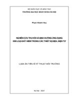 Nghiên cứu thu hồi và định hướng ứng dụng kim loại đất hiếm trong các thiết bị điện, điện tử