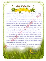 Khóa luận tốt nghiệp kế toán tập hợp chi phí sản xuất và tính giá thành sản phẩm 