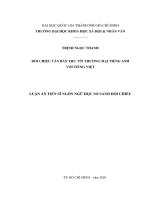 Đối chiếu văn bản thư tín thương mại tiếng anh với tiếng việt     