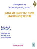 qui trinh san xuat bia