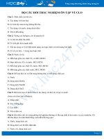 Bộ câu hỏi trắc nghiệm ôn tập về Clo có đáp án môn Hóa học 9