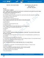 Bộ 4 đề thi giữa HK1 môn Lịch sử 7 năm 2020 Trường THCS Khánh Hội