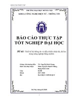 ĐỒ ÁN TỐT NGHIỆP: THIẾT KẾ HỆ THỐNG ĐO VÀ ĐIỀU KHIỂN NHIỆT ĐỘ, ĐỘ ẨM TRONG NÔNG NGHIỆP BĂNG MOBILE