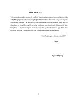 Nghiên cứu lựa chọn phương pháp hợp lý tôn cao đập đất để đáp ứng yêu cầu và nhiệm vụ mới, áp dụng cho đập Thành Sơn tỉnh Ninh Thuận (Luận văn thạc sĩ file word)