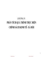 Bài giảng Phân tích chính sách kinh tế xã hội - Chương 4: Phân tích quá trình thực hiện chính sách kinh tế-xã hội