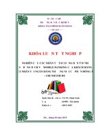 NGHIÊN cứu các NHÂN tố tác ĐỘNG đến ý ĐỊNH sử DỤNG DỊCH vụ MOBILE BANKING của KHÁCH HÀNG cá NHÂN tại NGÂN HÀNG THƯƠNG mại cổ PHẦN ĐÔNG á – CHI NHÁNH HUẾ 