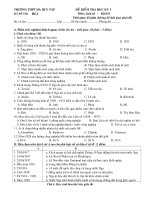 DE KIEM TRA HOC KI I