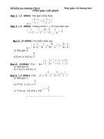đề kiểm tra chương 2 lần 2 đề kiểm tra chương 2 lần 2 thầy giáo vũ hoàng sơn thời gian 120 phót bµi 1 2 điểm rót gän bióu thøc a bµi 2 2 điểm chøng minh c¸c ®¼ng thøc sau bµi 3 2 điểm cho