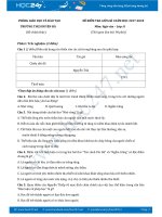 Đề thi giữa HKI môn Ngữ văn lớp 8 năm 2018 trường THCS Duyên Hà