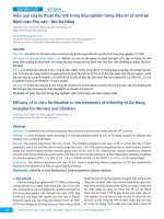 Hiệu quả của kỹ thuật thụ tinh trong ống nghiệm trong điều trị vô sinh tại Bệnh viện Phụ sản - Nhi Đà Nẵng