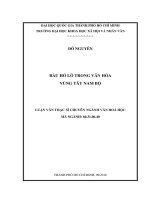 Bầu hồ lô trong văn hóa vùng tây nam bộ     