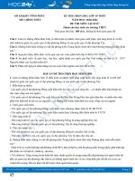 Đề thi chọn HSG môn Lịch sử 10 có đáp án năm 2020-2021 Sở GD&ĐT Vĩnh Phúc