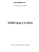 TÔPÔ ĐẠI CƯƠNG.TS.NÔNG QUỐC CHINH
