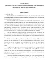 Làm dễ một số bài tập về kỹ năng viết trong chương trình tiếng anh lớp 9 cho phù hợp với đối tượng học sinh vùng miền núi 