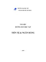 TÀI LIỆU HƯỚNG DẪN HỌC TẬP TIỀN TỆ & NGÂN HÀNG