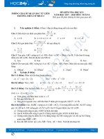 Đề thi HK1 môn Toán 6 Trường THCS Cố Nhuế 2 năm học 2017 - 2018