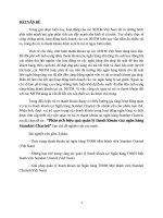 Đề tài phân tích hiệu quả quản lý thanh khoản của ngân hàng standart charted 