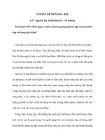 Phân dạng và một số phương pháp giải bài tập oxit axit phản ứng với dung dịch kiềm 