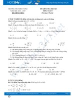 Đề thi HK1 môn Toán 7 năm 2018-2019 Trường THCS Dịch Vọng có đáp án