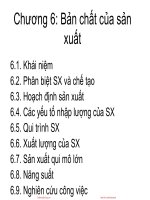 Bài giảng Nguyên lý quản trị kinh doanh: Chương 6 - Nguyễn Hải Sản