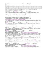 họ và tên họ và tên lớp kt 15 phút đề i ghi đáp án chọn vào bản sau câu 1 2 3 4 5 6 7 8 9 10 đán câu 1 một vật dao động điều hòa có phương trình x cos2 t cm t tính bằng s lấy 314 tốc độ của v