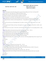 Bộ 5 đề thi thử THPT QG môn Lịch Sử năm 2021 có đáp án Trường THPT Sóc Sơn