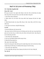 buoåi 10 xöû lyù aûnh vôùi photoshop tieáp