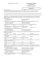 trường thpt lê xoay đề thi trắc nghiệm môn hóa học thời gian làm bài 45 phút 25 câu trắc nghiệm mã đề thi 132 họ tên học sinh lớp cho biết nguyên tử khối của các nguyên tố h1 li7 be9 c12 n