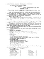 KH Tap huan cong tac Doi nam hoc 2009