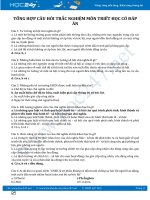 Tổng hợp câu hỏi trắc nghiệm môn Triết học có đáp án