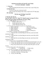 NỘI DUNG ÔN TẬP HS LỚP 4 TỪ NGÀY 30.3 ĐẾN 3.4