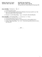 DE DAP AN DAI 9 TIET 30