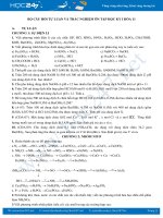 Bộ câu hỏi tự luận và trắc nghiệm ôn tập HK1 môn Hóa 11 năm 2018 có đáp án