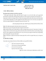 Đề ôn tập HK2 năm 2020 môn Ngữ Văn 11 - Trường THPT Lê Quý Đôn