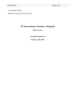 De thi hoa quoc te ICHO lan thu 351