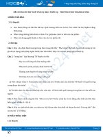 Đề cương ôn tập HK2 năm 2020 môn Ngữ Văn 8 - Trường THCS Thanh Lương