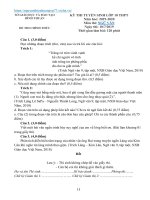 Đề thi vào lớp 10 môn Văn năm 2019 - 2020 sở Bình Thuận | Ngữ văn, Đề thi vào lớp 10 - Ôn Luyện