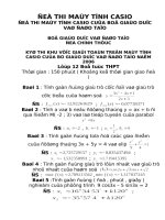 baøi 1 cho haøm soá ñeà thi maùy tính casio ñeà thi maùy tính casio cuûa boä giaùo duïc vaø ñaøo taïo boä giaùo duïc vaø ñaøo taïo ñeà chính thöùc kyø thi khu vöïc giaûi toaùn treân maùy tính casio cu