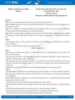 Bộ 5 đề thi chọn đội tuyển HSG môn Lịch Sử 9 năm 2021 có đáp án Phòng GD&ĐT Bình Thạnh