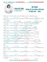 Cô ngọc huyền LB số phức trong đề thi chính thức BGD từ năm 2017 2020 (2) 