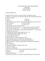 đề thi khảo sát chất lượng đầu năm 2009 2010 môn ngữ văn 7 thời gian 90 phút a trắc nghiệm 4đ i khoanh tròn vào chữ cái có câu trả lời đúng 2đ mỗi câu 0 25đ 1 văn bản “ cuộc chia tay của những