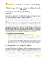 Thị trường người tiêu dùng và hành vi mua hàng của người tiêu dùng