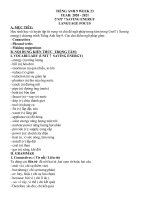 ĐỀ CƯƠNG HƯỚNG DẪN TỰ HỌC TIẾNG ANH 9 - HỆ 7 NĂM