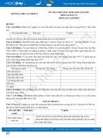 Bộ 5 đề thi chọn HSG môn Lịch Sử 11 có đáp án năm 2021 Trường THPT An Nhơn I