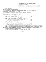 De thi HKII nam hoc 20092010