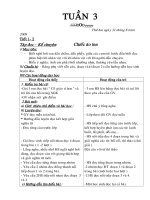 Giao an lop 3 tuan 3