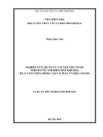 Nghiên cứu quản lý tài nguyên nước thích ứng với biến đổi khí hậu dựa vào cộng đồng tại cà mau và hậu giang 