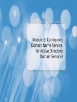 02-Configuring Domain Name Service for Active Directory Domain Services